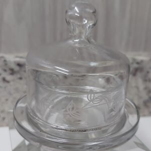 Princess House Covered Butter Dish Small